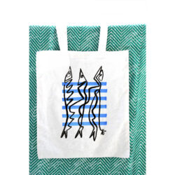 Tote bag " Jpg linha bleu "